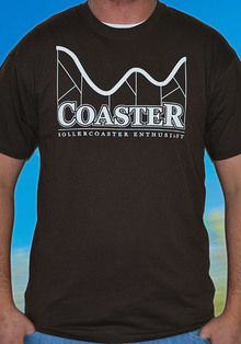T-Shirt Classic Coaster Braun - Größe M, Parkteam: T-Shirts
