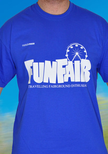 T-Shirt Funfair Blau - L, T-Shirts